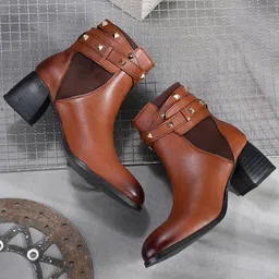 El Paso Women Round-Toe Regular Boots-17