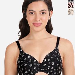 shyaway Floral Bra Medium Coverage Underwired Lightly Padded-image-99