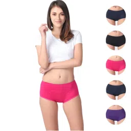 Adira Pack Of 5 Period Boxers - Multi-Color-picture-31