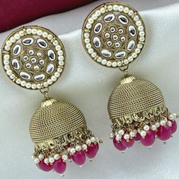 ORBIS Gold-Plated Alloy Earrings-image-48