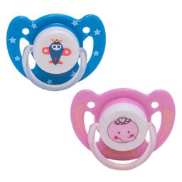 Adore Vento Jnr- The Vented Pacifier for Babies with Sterilizer Case- Orthodontic - Pack of 2(Blue+Pink)-picture-9
