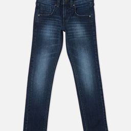 Pepe Jeans Ankle Length Washed Jeans - Navy Blue-image-79