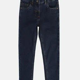 MINI KLUB Cotton Denim Solid Jeans - Blue-picture-35