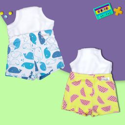 Snugkins Potty Training Shorts for Toddlers,Boys & Girls|100% Cotton Size 4 (4-5 years)-Pack of 2-Watermelon & Whale-14