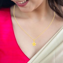 WHP JEWELLERS Eternal Garden Pendant 22 KT Yellow Gold Pendant For Women.-image-75