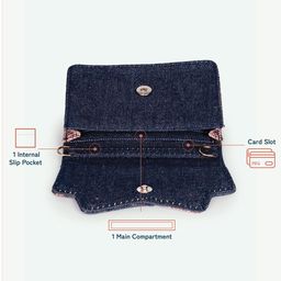 ZOUK Colourblocked Structured Sling Bag image 2