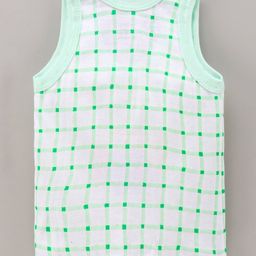 Cucumber Cotton Sleeveless Vests Pack of 3 (Color & Print May Vary) image 3