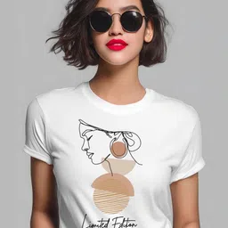 Storeily Women Printed Drop-Shoulder Sleeves T-shirt-picture-37