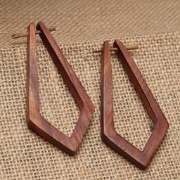 DressBerry Contemporary Geometric Drop Earrings-26