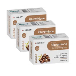 Dextron Set Of 3 Jojoba Glutathione Kojic Acid Skin Lightening Soap- 75 g Each-11