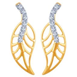 P.C. Chandra Jewellers 14 kt Gold & Diamond Earrings-picture-27