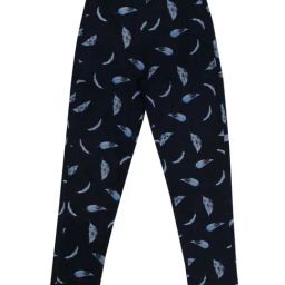 Proteens Navy Printed Mid Rise Track Pants-image-41