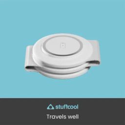 Stuffcool Stack 3 in 1 Foldable Magnetic Wireless Charging Station with 18W QC.30 (White) image 3