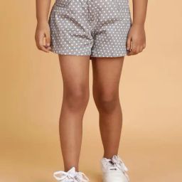 Tales & Stories Girls Grey Shorts-image-26