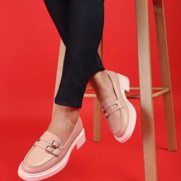 Truffle Collection Women's Cream Casual Loafers-94