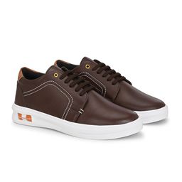 Azzaro Black Men Round Toe Lace-Ups Sneakers-21