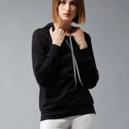 DOLCE CRUDO Black Cotton Sweatshirt-image-57