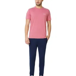 Van Heusen Performance Regular Fit Swift Dry 4 Way Stretch Solid Joggers - Navy-13