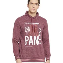 Duke Wine Cowl Neck Sweatshirt-image-0