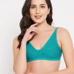Clovia Teal Non Padded Bra-picture-33