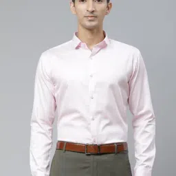 ManQ Pink Slim Fit Shirt-image-99