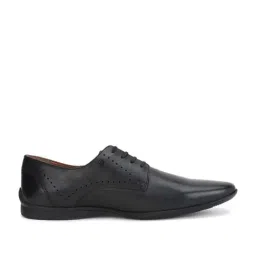Louis Philippe Men's Black Derby Shoes-picture-38