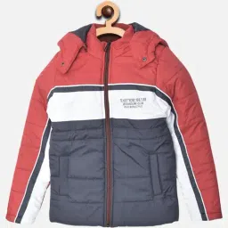 Crimsoune Club Kids Multicoloured Color Block Jacket-image-96