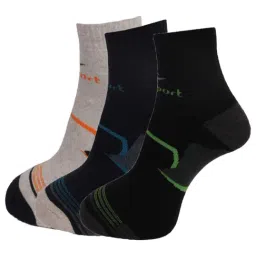 Dollar Multi Cotton Self Pattern Socks - Pack of 3-10
