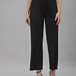 NEUDIS Black Regular Fit Drawstring Pants-image-31