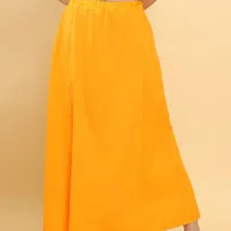 Soch Yellow Cotton Saree Shapewear-image-17