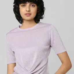 Only Lavender Textured Crop Top-image-35