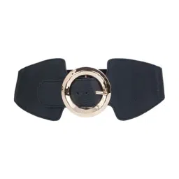 Kazo Blue Textured Casual Belt for Women-48