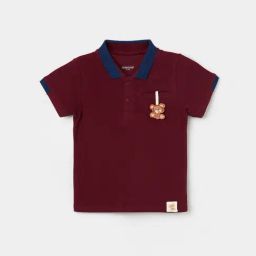 Juniors by Lifestyle Boys Red Cotton Polo T-Shirt-picture-42