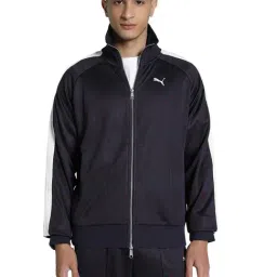 Puma T7 Blue Relaxed Fit Printed Jacket-image-95