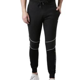 Force NXT Charcoal Black Cotton Regular Fit Joggers-image-46