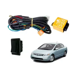 Auto Pearl Phoenix Headlamp High Power Wiring Harness Kit with Relay and Switch for H4 Bulbs-20