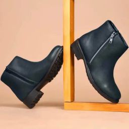 Clog London Women's Navy Casual Booties-image-44