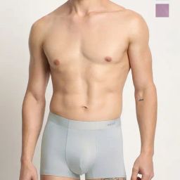 The Bear House Pink & Grey Comfort Fit Trunks - Pack Of 2-image-74