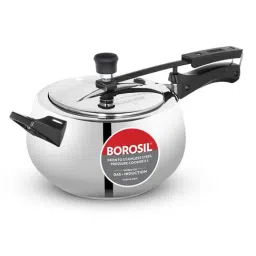 Borosil Pronto Steel Pressure Cooker ( Silver, 5 L)-image-28