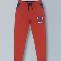 3PIN Boys Red Cotton Joggers-image-84