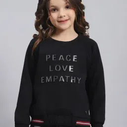 Monte Carlo Kids Black Embellished Full Sleeves Sweatshirt-picture-15