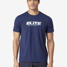 Red Tape Blue Regular Fit Printed Sports T-Shirt-image-28