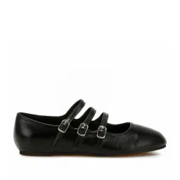 Rag & Co Women's Black Mary Jane Shoes-image-34