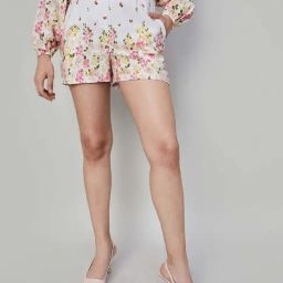 Code by Lifestyle Off-White Printed Shorts-image-36