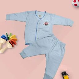 LUX Inferno Kids Blue Printed Full Sleeves Thermal Set-image-76