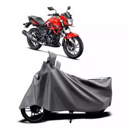 Auto Pearl Two Wheeler Cover with Bag for Hero Xtreme 200R, Silver-image-54