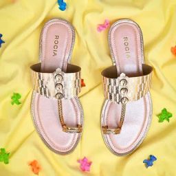 Rocia by Regal Women's Rose Gold Toe Ring Sandals-image-28