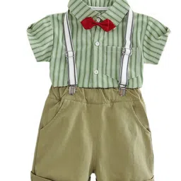 StyleCast x Revolte Boys Striped Shirt With Shorts-image-74