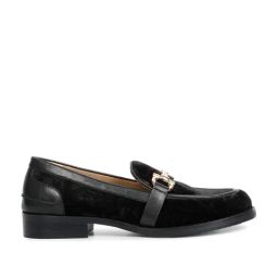 Saint G Women's Cinzia Black Loafers-picture-10