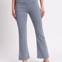 Angelfab Grey Denim Flared Fit Jeggings-image-114